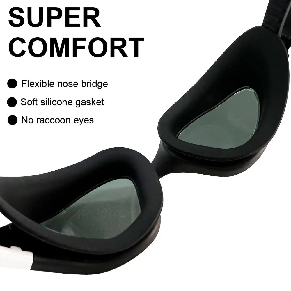 SwiGoxim Polarised Swim Goggles with UV Protection & 3D Double Seal