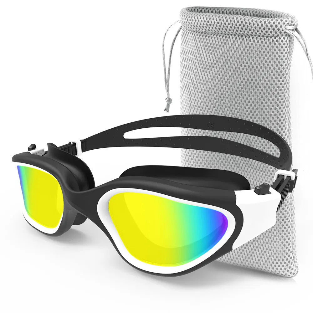 SwiGoxim Polarised Swim Goggles with UV Protection & 3D Double Seal