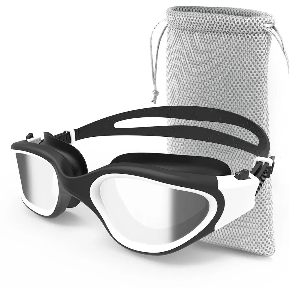 SwiGoxim Polarised Anti-Fog Swim Goggles with 3D Double Seal