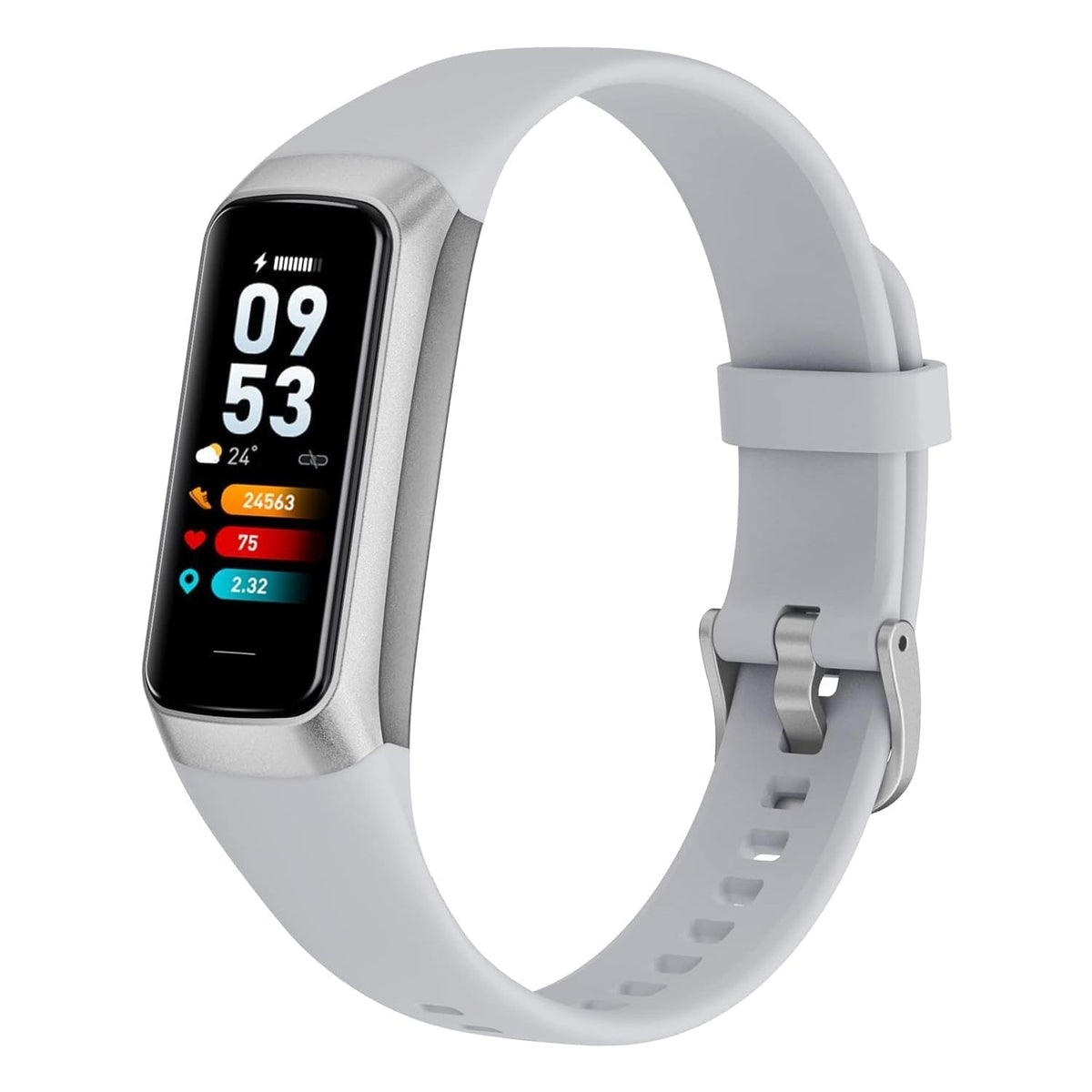 VigoEvo Smart Fitness Tracker – 1.1" AMOLED HD Display, Medical-Grade Sensors & 7-Day Battery
