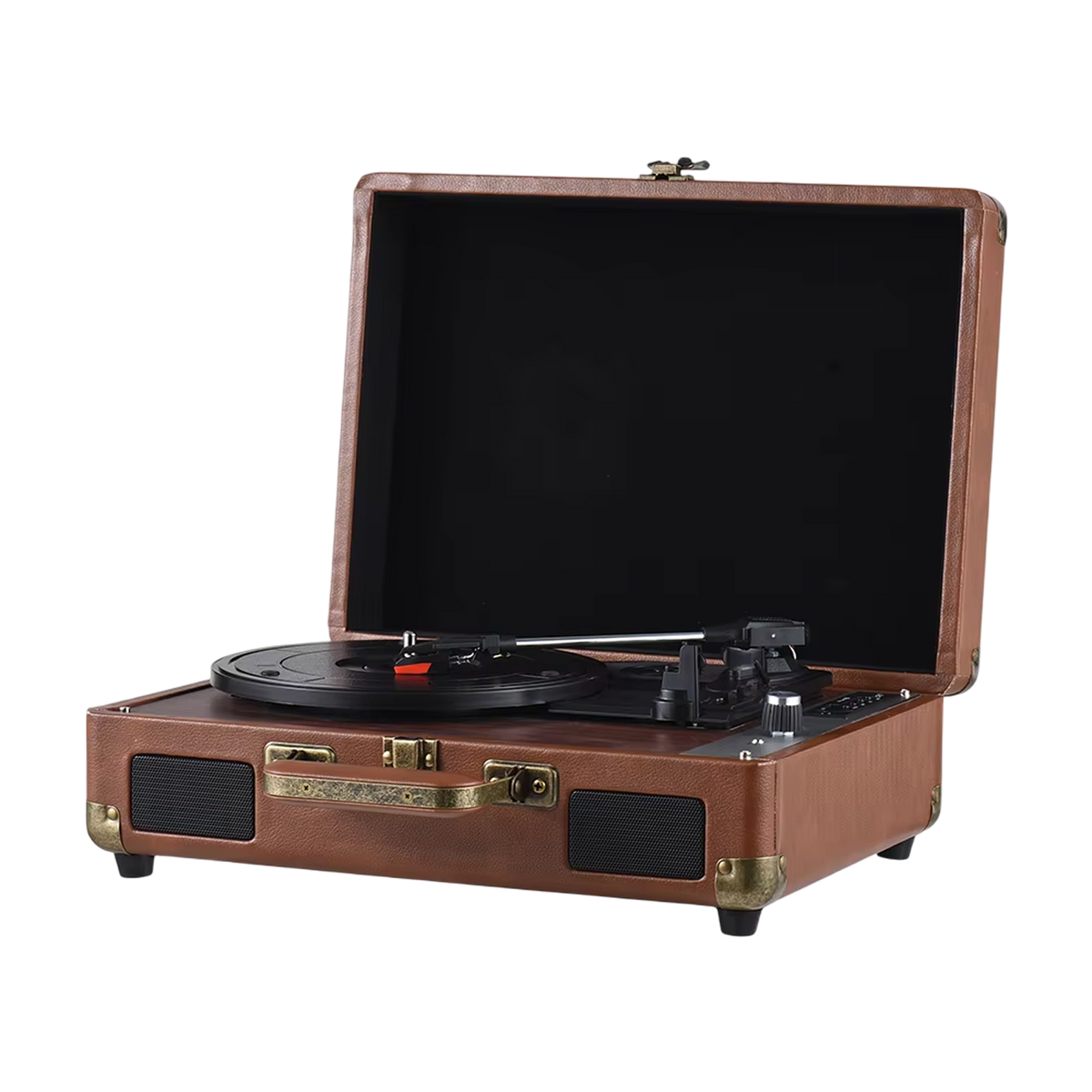 Vinixora premium belt-driven turntable with wireless speaker