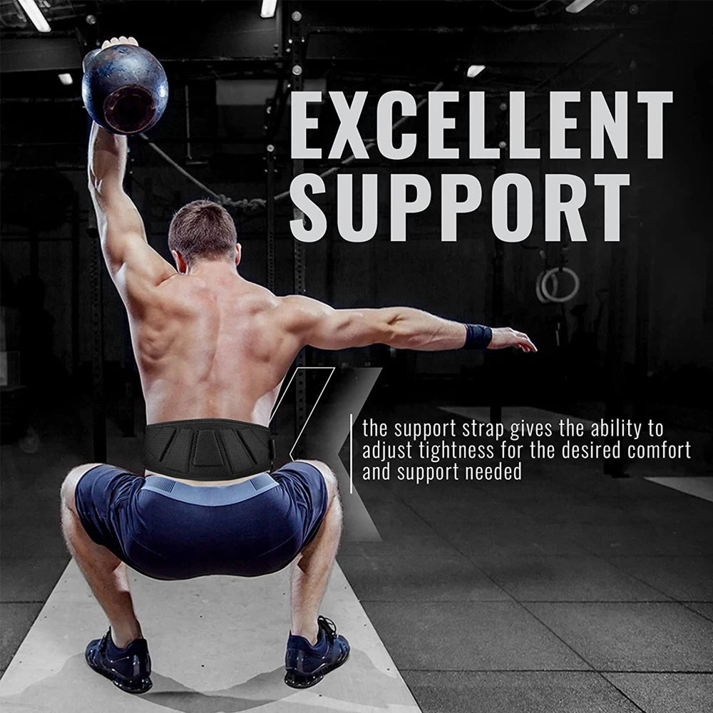 WetixBima Weight Lifting Belt - 6-Inch Ergonomic Back Support for Squats & Deadlifts