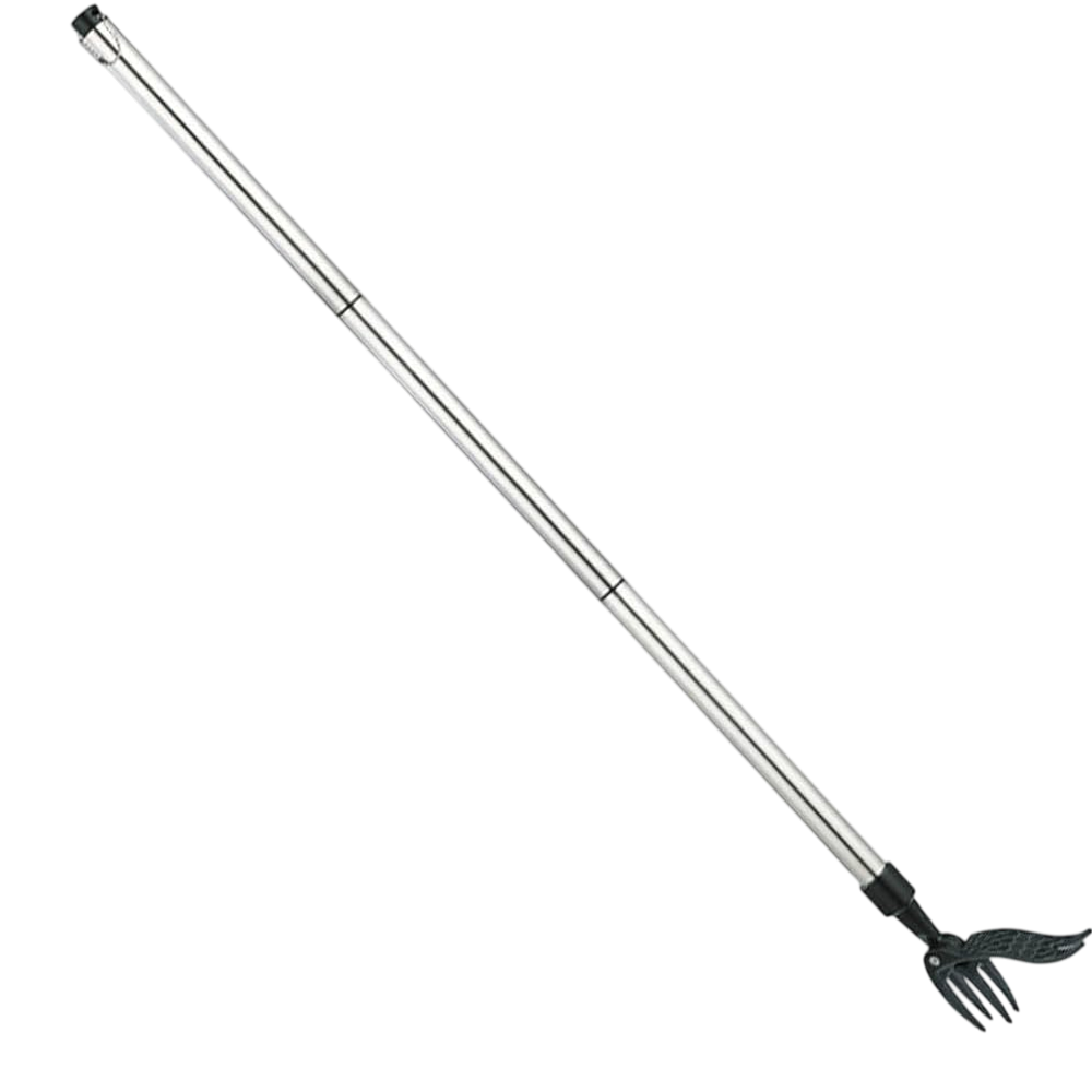 ZasJanee Ergonomic 40" Stand-Up Weed Puller with 4-Claw Head
