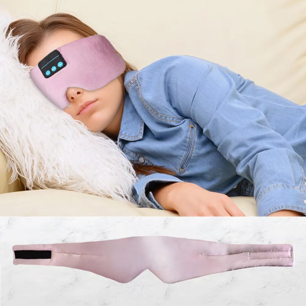 ZendBeatx Mulberry Silk Bluetooth Sleep Mask & Headphones