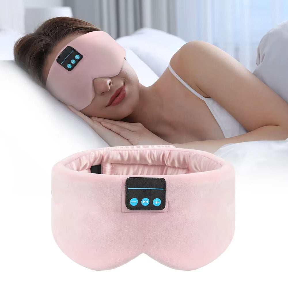 ZendBeatx Mulberry Silk Bluetooth Sleep Mask & Headphones