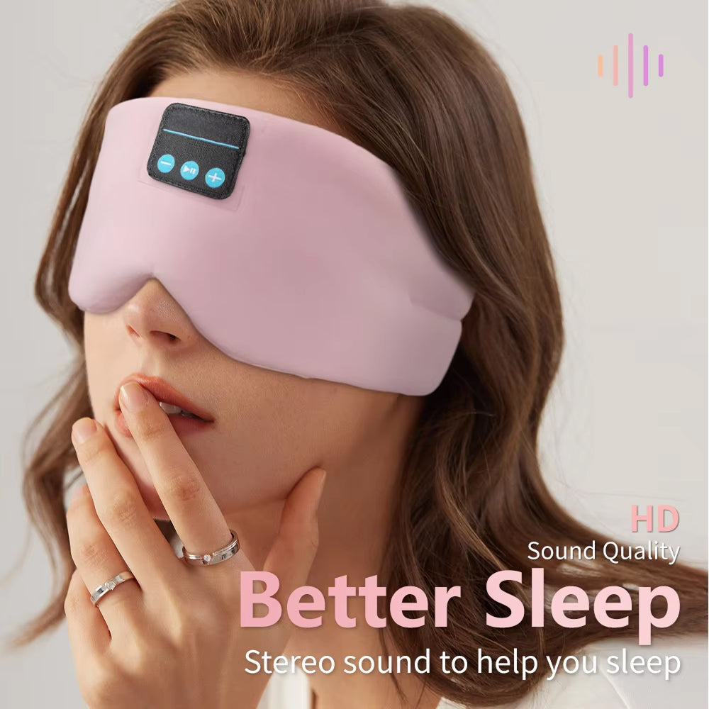 ZendBeatx Mulberry Silk Bluetooth Sleep Mask & Headphones