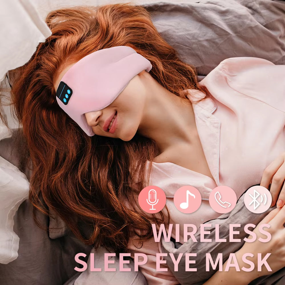 ZendBeatx Mulberry Silk Bluetooth Sleep Mask & Headphones