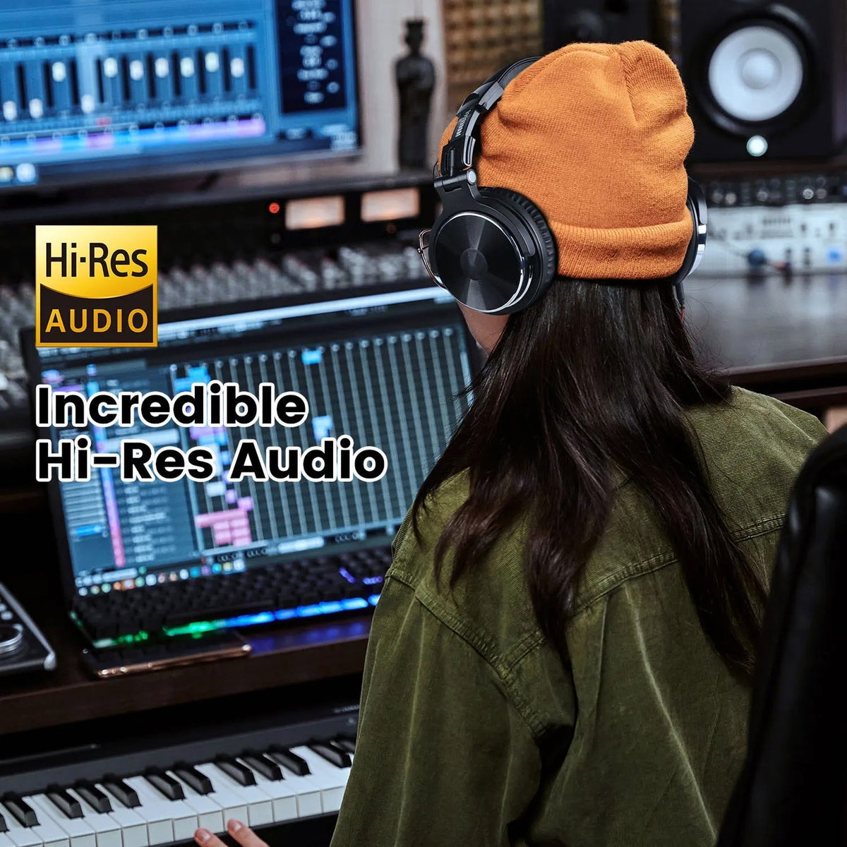 ZetaNase  - Professional Studio Headphones for Mixing and DJing