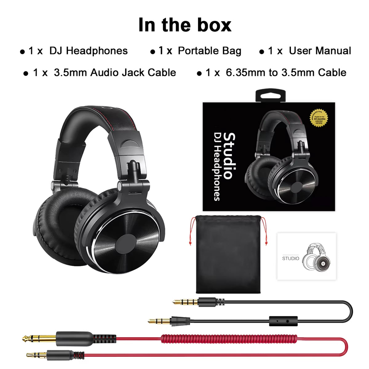ZetaNase  - Professional Studio Headphones for Mixing and DJing
